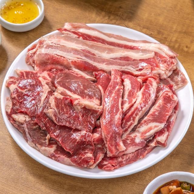 [구이용] 소고기 3종 200g (우삼겹&#183;갈비&#183;살치)