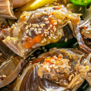 [2kg 8,900원!!] 수제 삼점 암꽃게장