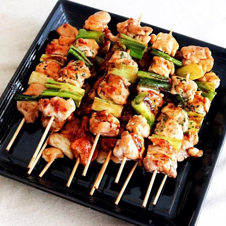 노릇노릇 맛있는 염통꼬치&amp;파닭꼬치