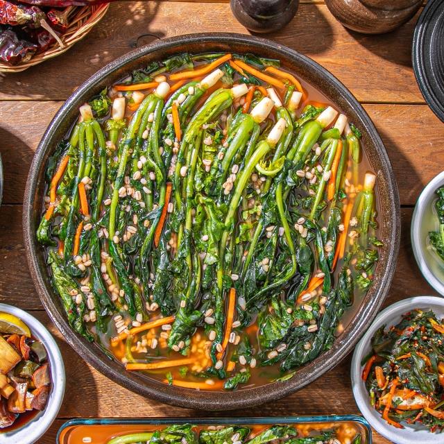 [1kg 무료증정] 어린열무가 통째로! 꽁보리열무물김치