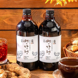 국내산 생강으로 진하게 달여낸 생강청