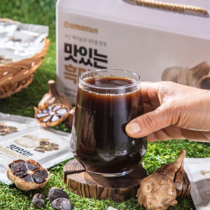 하루 한 포, 간편한 활력 충전! 국내산 흑마늘즙