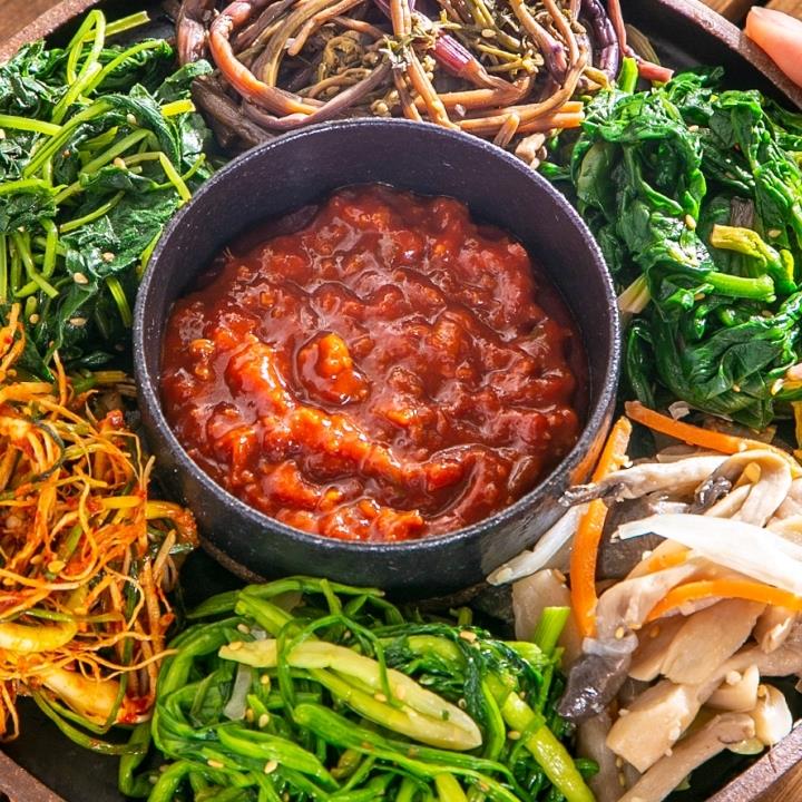 입맛 돋우는 봄나물6종 비빔밥 세트