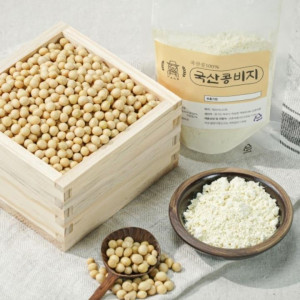 국산 콩을 통째로 갈아만든 국산콩비지