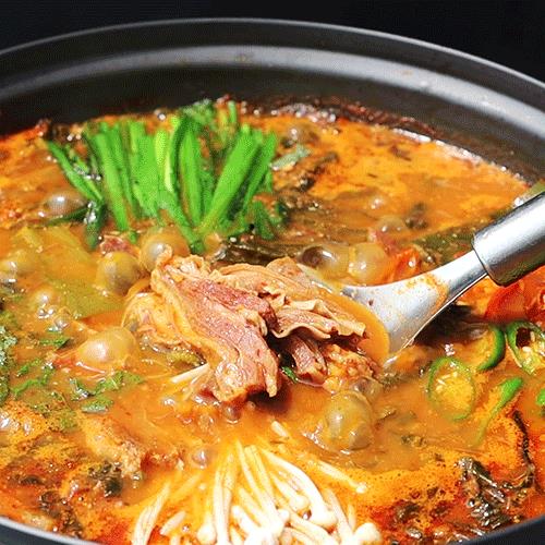 [3차 완판] 잡내 없는 흑염소모듬전골 1.2kg
