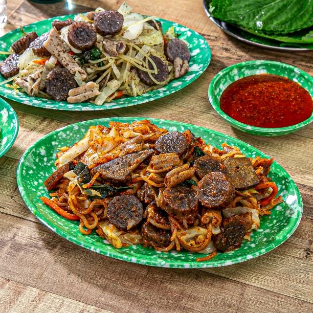 푸짐한! 장가게 목포 맛순대 2종