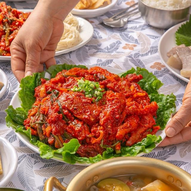 광주 양동시장 인기 맛집 홍어무침