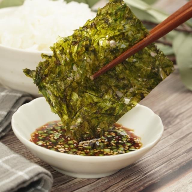 도톰하고 바삭한 구운 곱창김