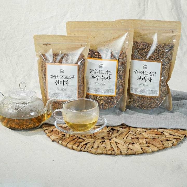 저온으로 볶아 더욱 고소한 전통 차 3종!