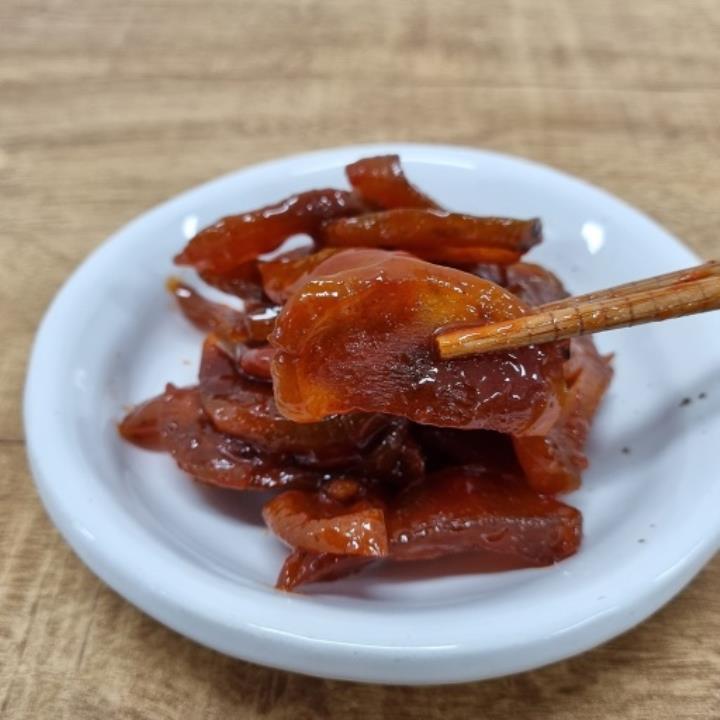 달콤한 과육이 부드러운 감장아찌