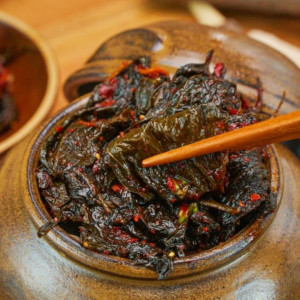 부드럽고 향긋한! 양념깻잎장아찌