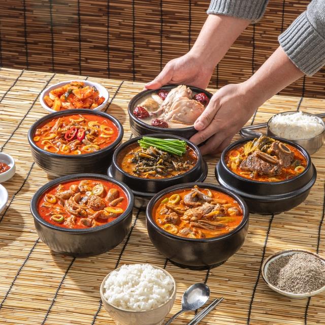 제철밥상 인기 국&amp;탕류 6종 골라담기!