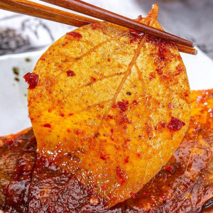 삭힌 단풍 양념 콩잎장아찌!