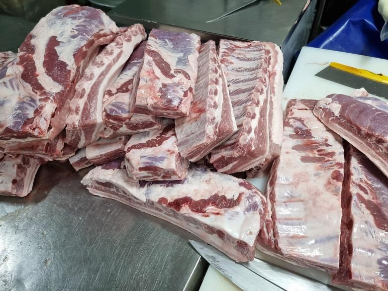 흑돼지 뼈삼겹 500g